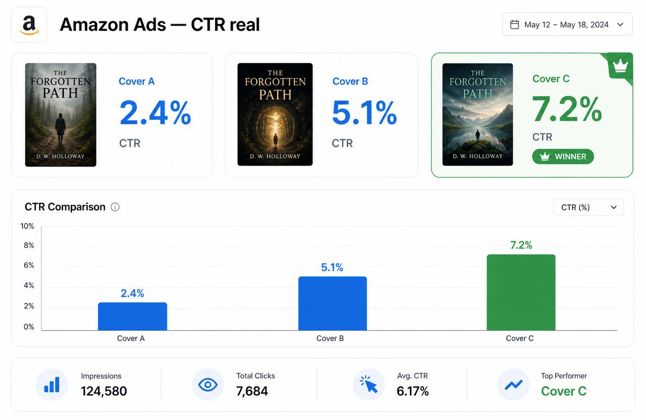 → CTR real con Amazon Ads